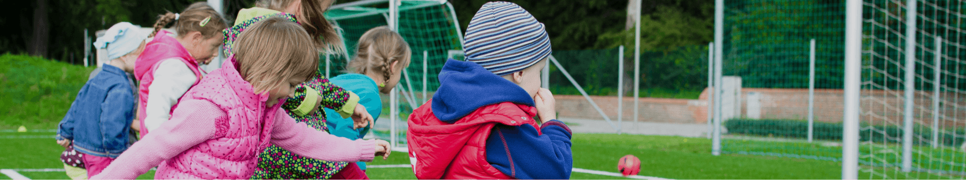 Children playing together outdoors
